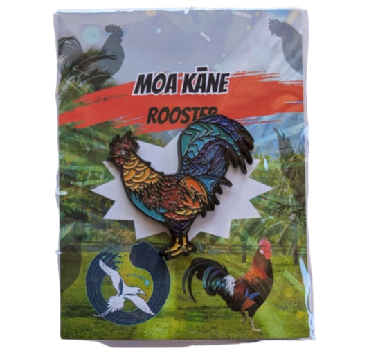 Rooster Enamel Pin
