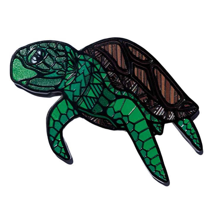 Sea Turtle Tribal Magnet