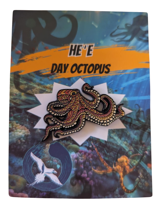 Octopus Enamel Pin