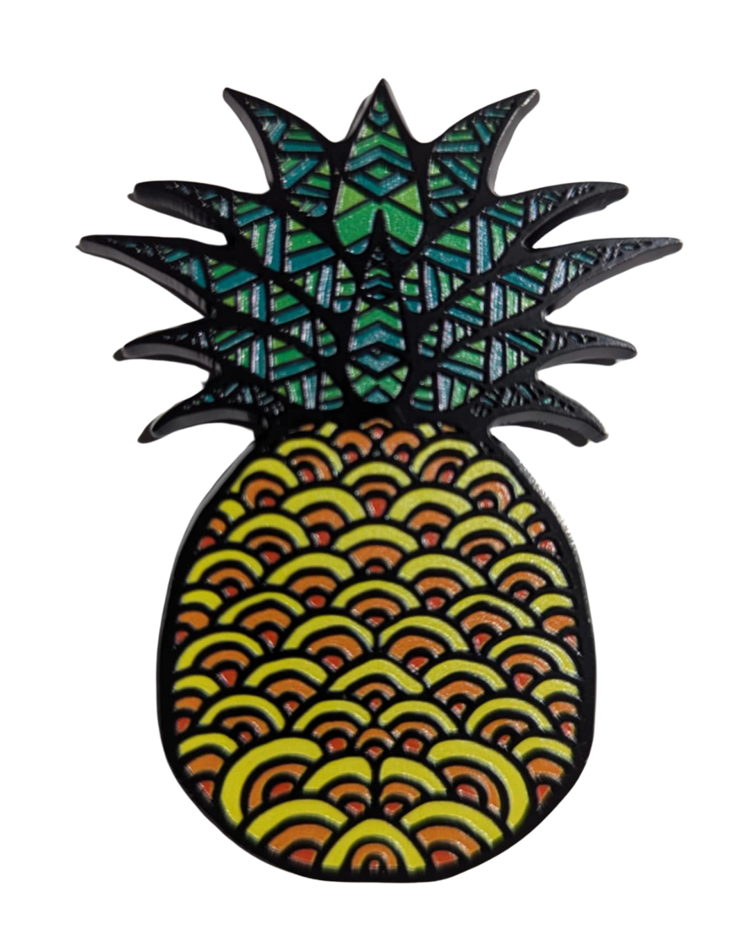 Tribal Pineapple Magnet