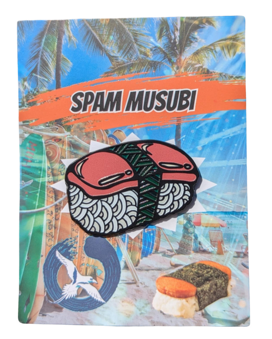 Spam Musubi Enamel Pin