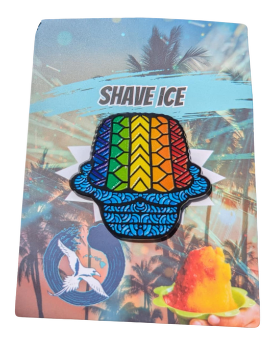 Shave Ice Enamel Pin