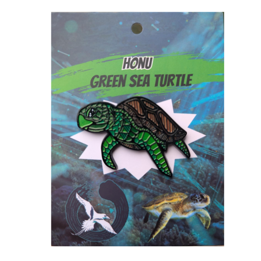 Green Sea Turtle Enamel Pin