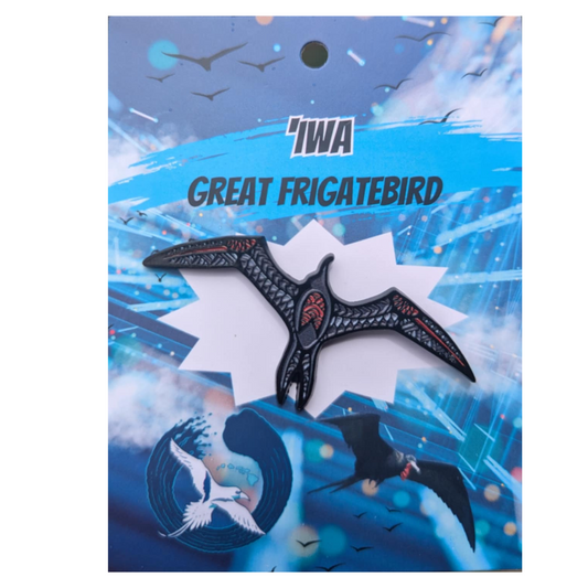 Great Frigatebird Iwa Enamel Pin