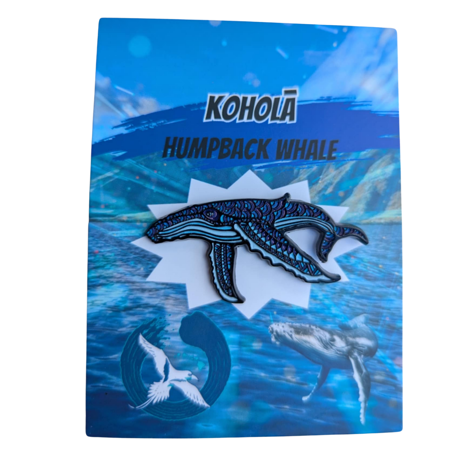 Humpback Whale Enamel Pin