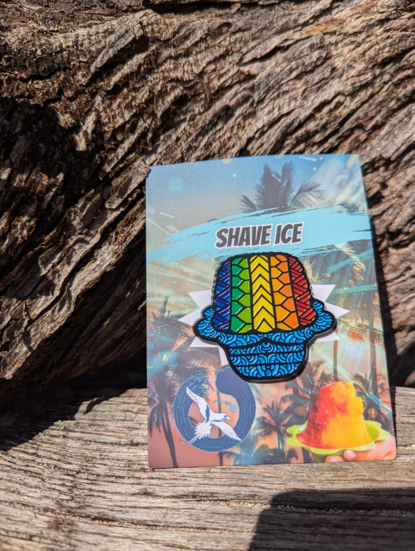 Shave Ice Enamel Pin