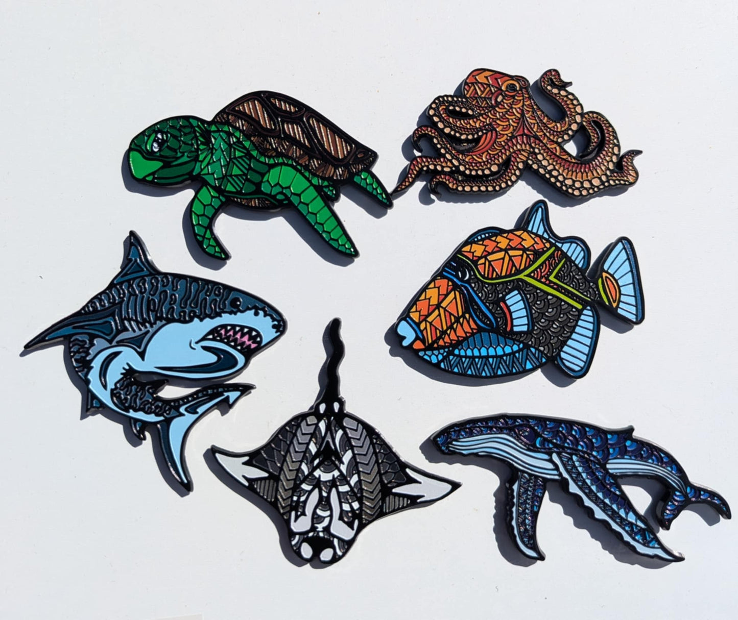 Tiger Shark Tribal Magnet