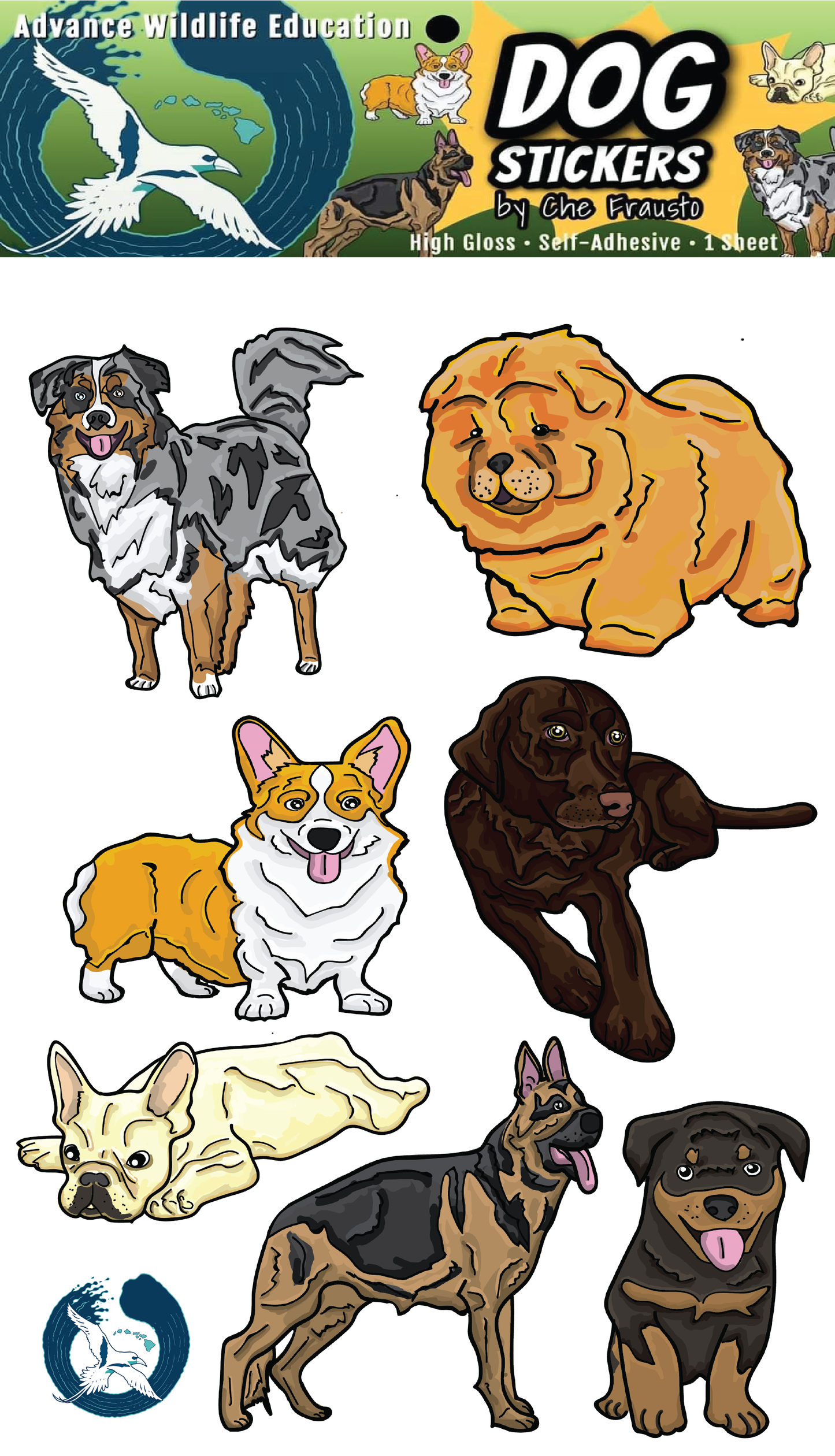 Pegatinas de perros