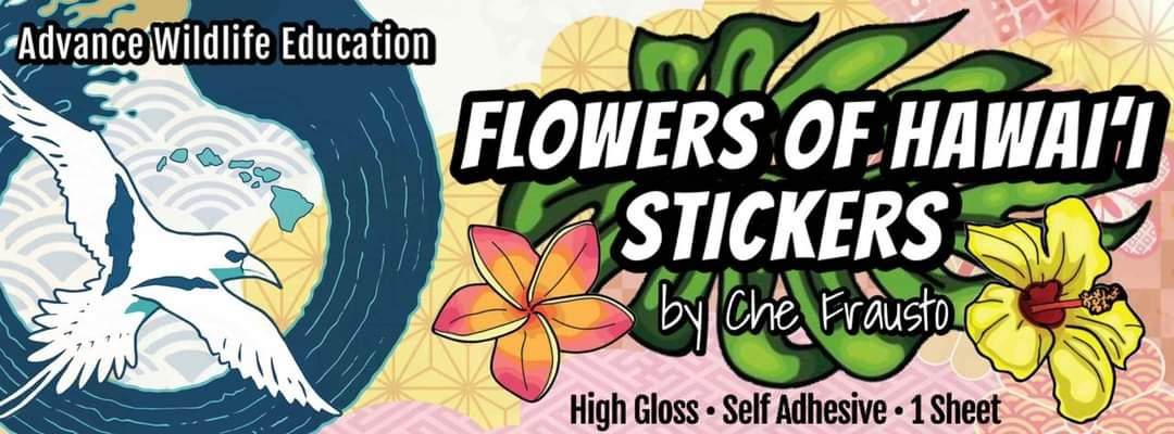Flowers of Hawai'i Stickers