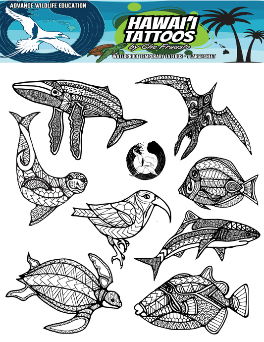 Hawaiian Tattoos - Large