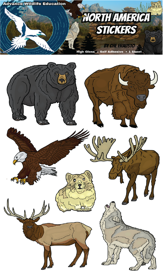 North America Stickers