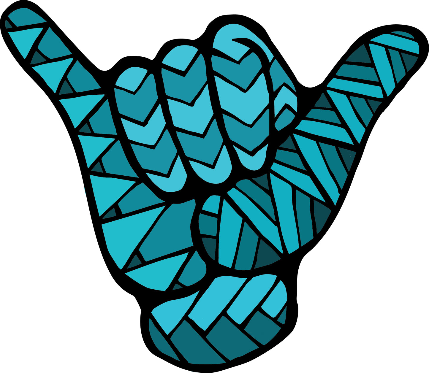 Shaka Metal Magnet