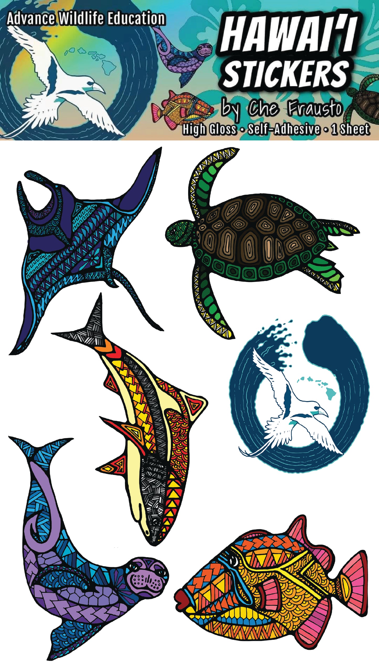 Pegatinas hawai
