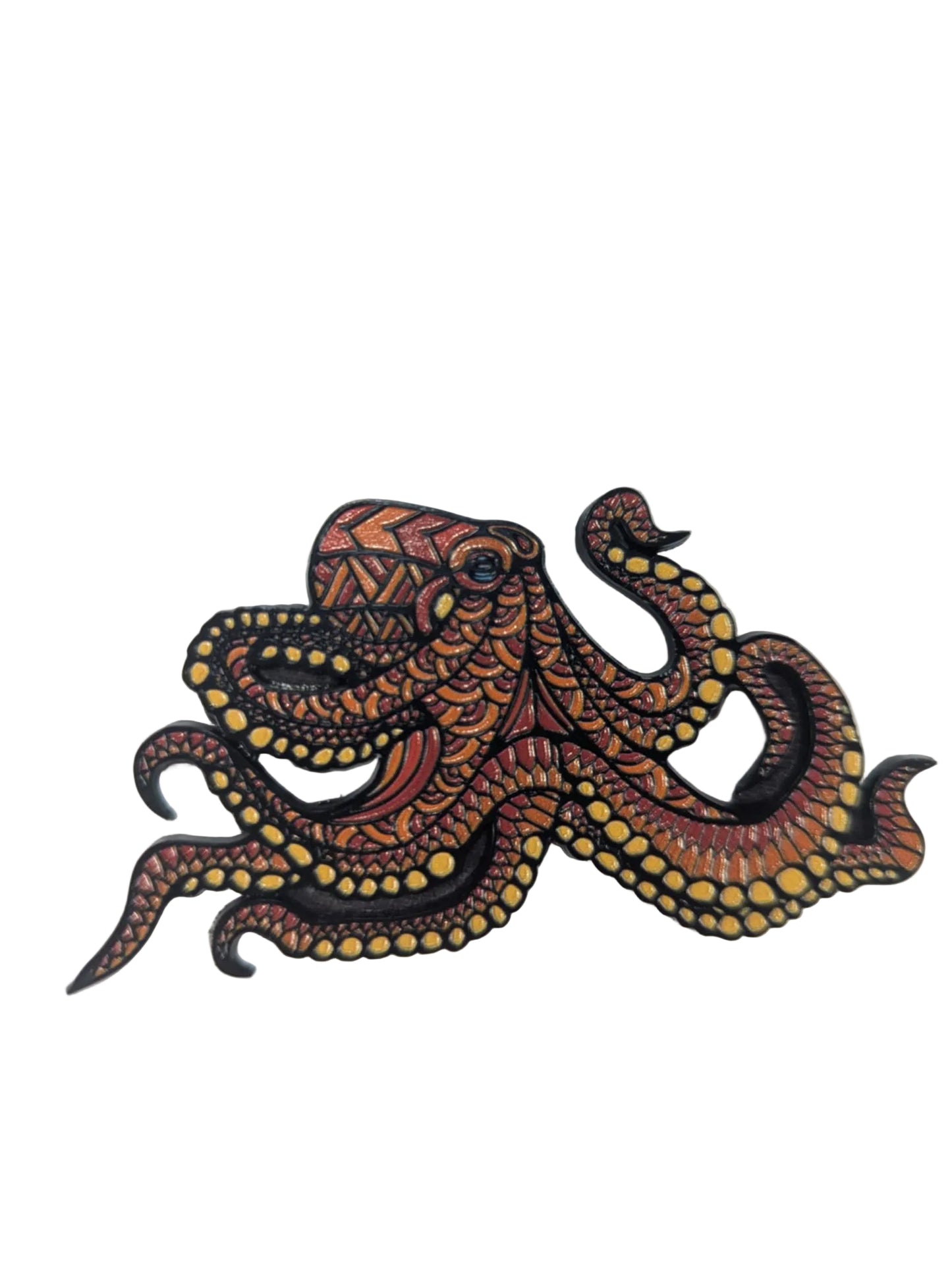 Octopus Tako Tribal Magnet