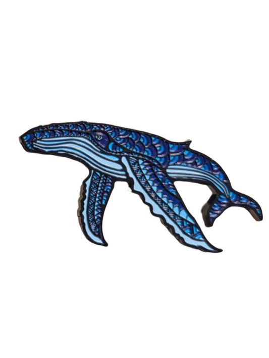 Kohola Humpback Whale Metal Magnet