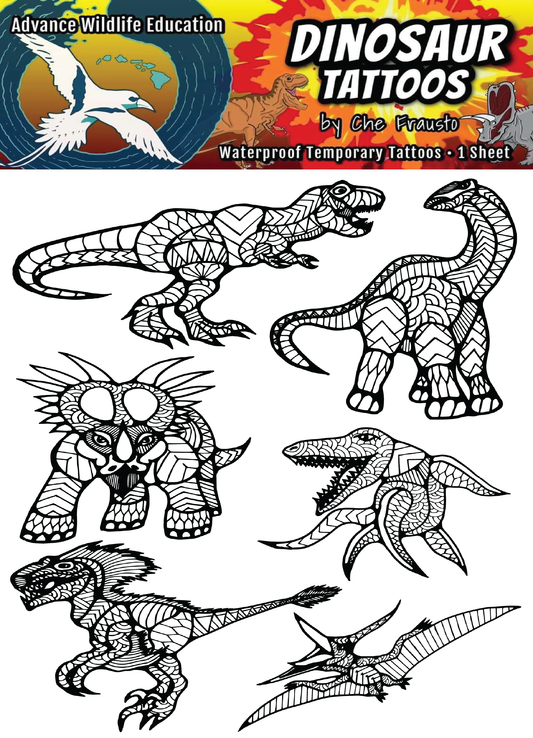Tatuajes Temporales De Dinosaurios
