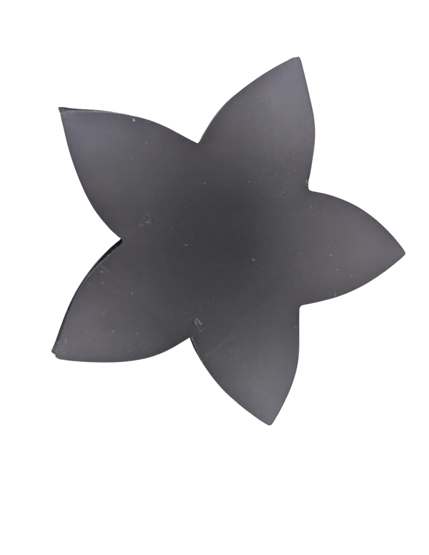 Red Plumeria Metal Magnet