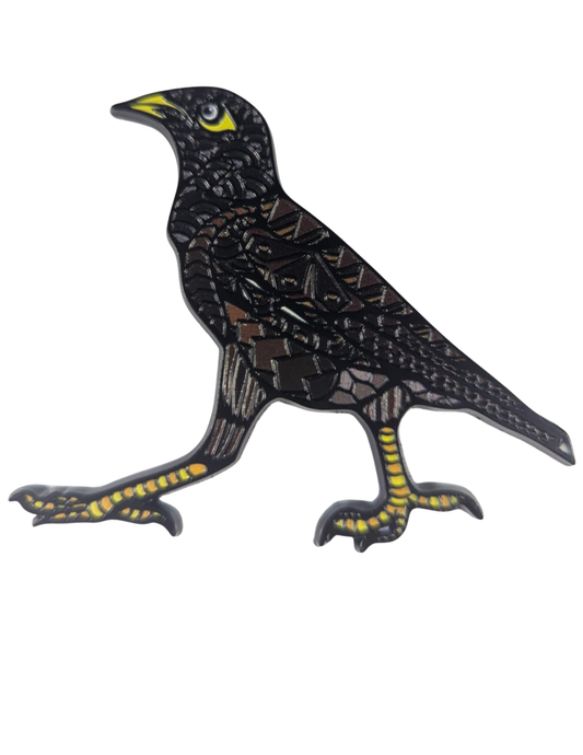 Myna Bird Metal Magnet