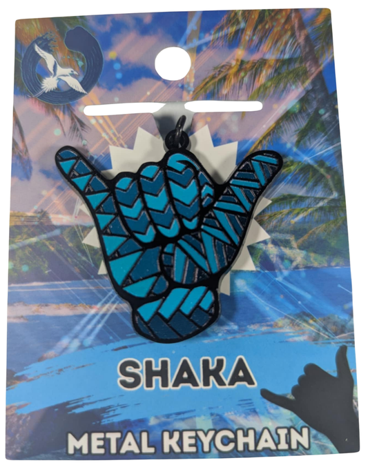 Shaka Metal Keychain