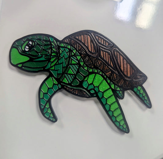 Enamel Magnet Honu