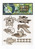 Turtle Temporary Tattoos (Gold Metallic)