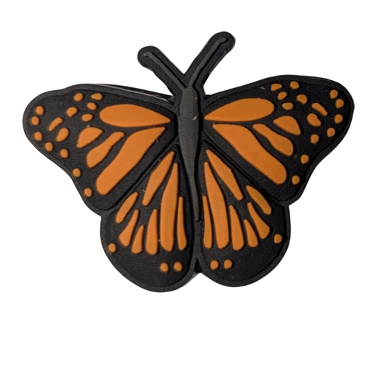 Monarch Butterfly Shoe Charm