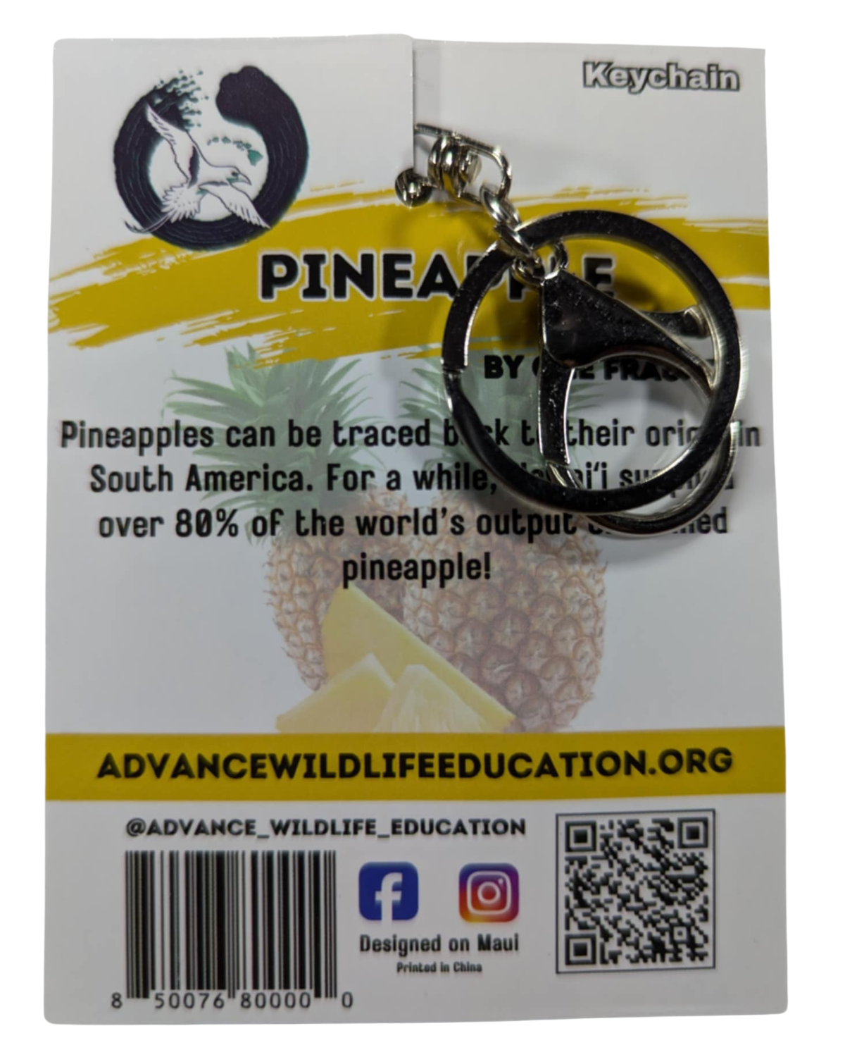 Pineapple Keychain