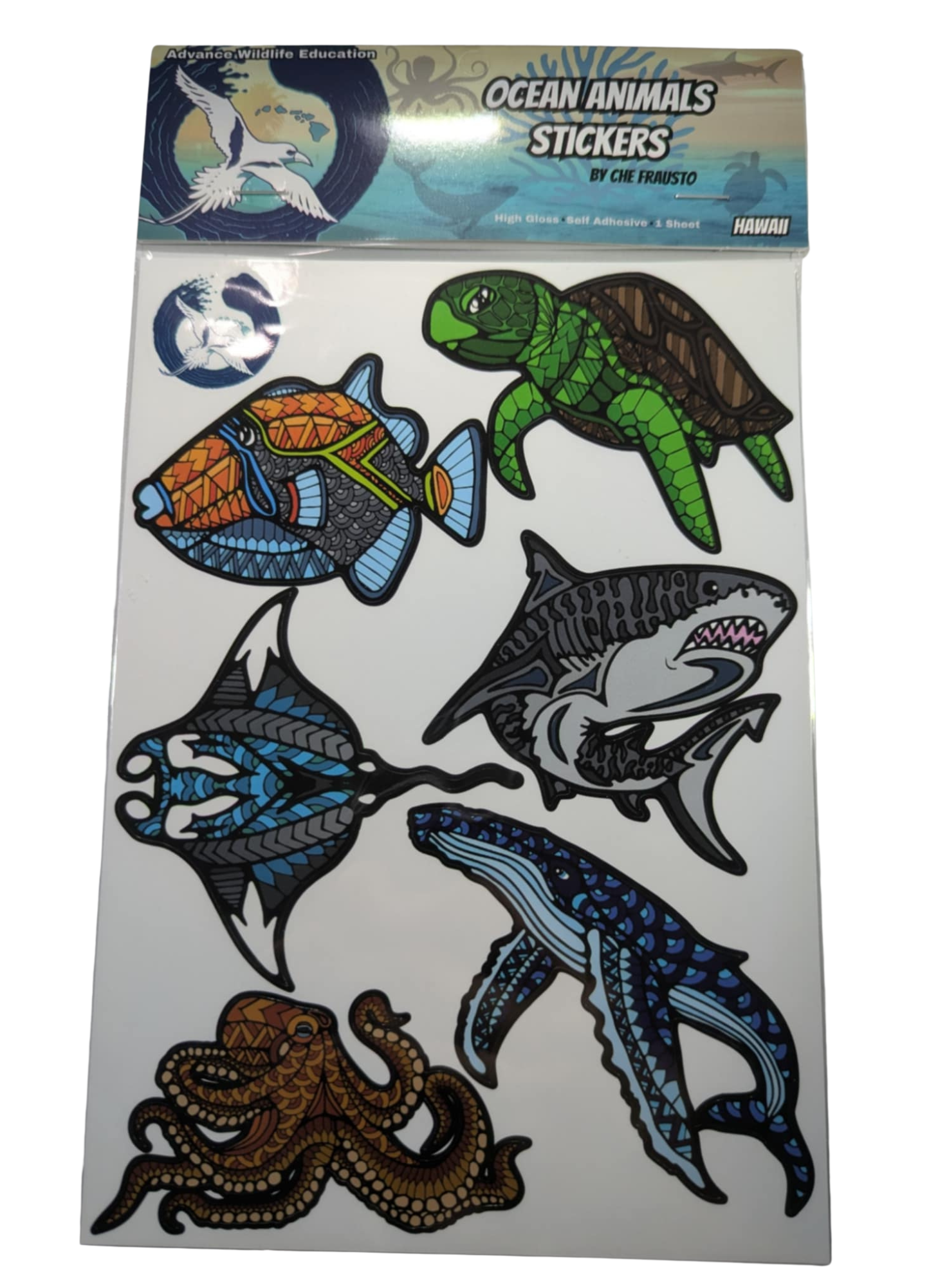Ocean Animals Hawai'i Stickers