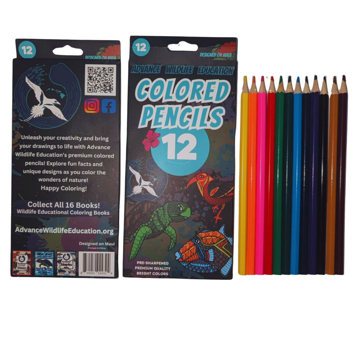 12 Pack Colored Pencils