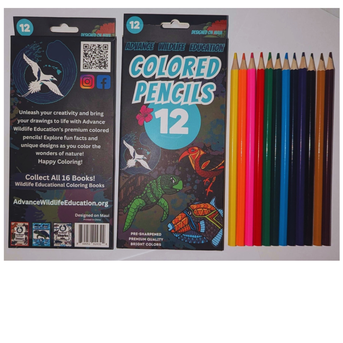 12 Pack Colored Pencils