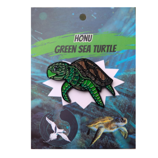 Enamel Pin Green Sea Turtle