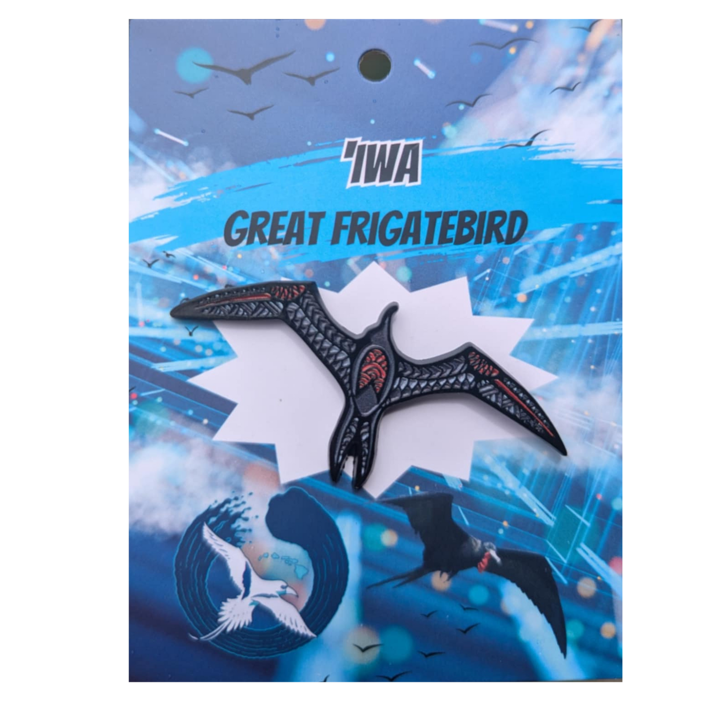 Enamel Pin Great Frigatebird Iwa