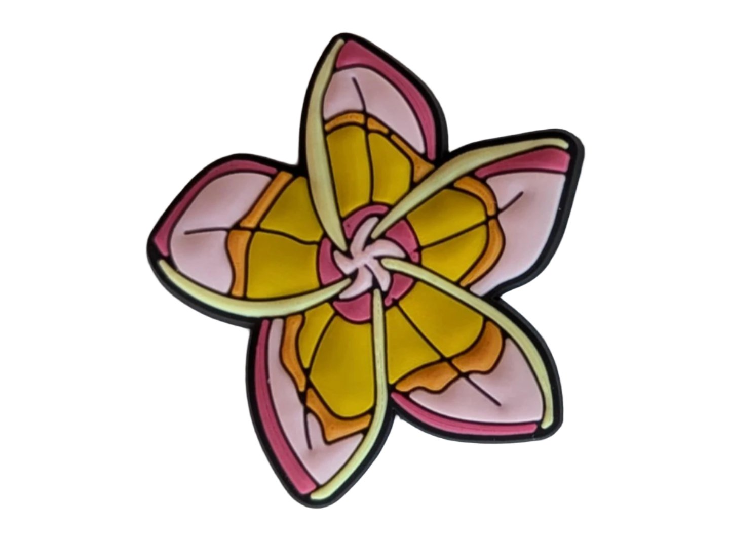 Shoe Charm Plumeria Flower