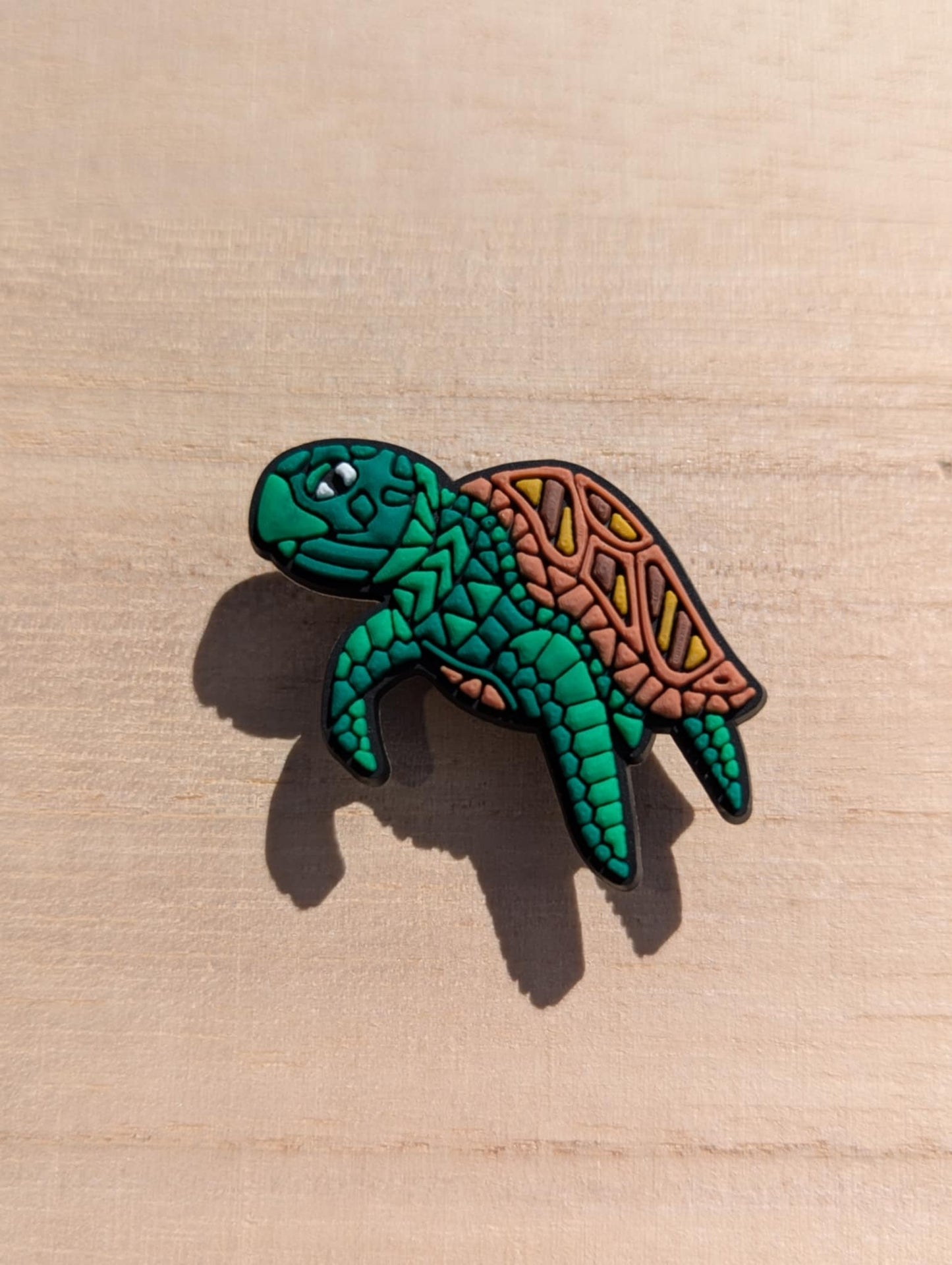 Shoe Charms Green Sea Turtle (Tribal)