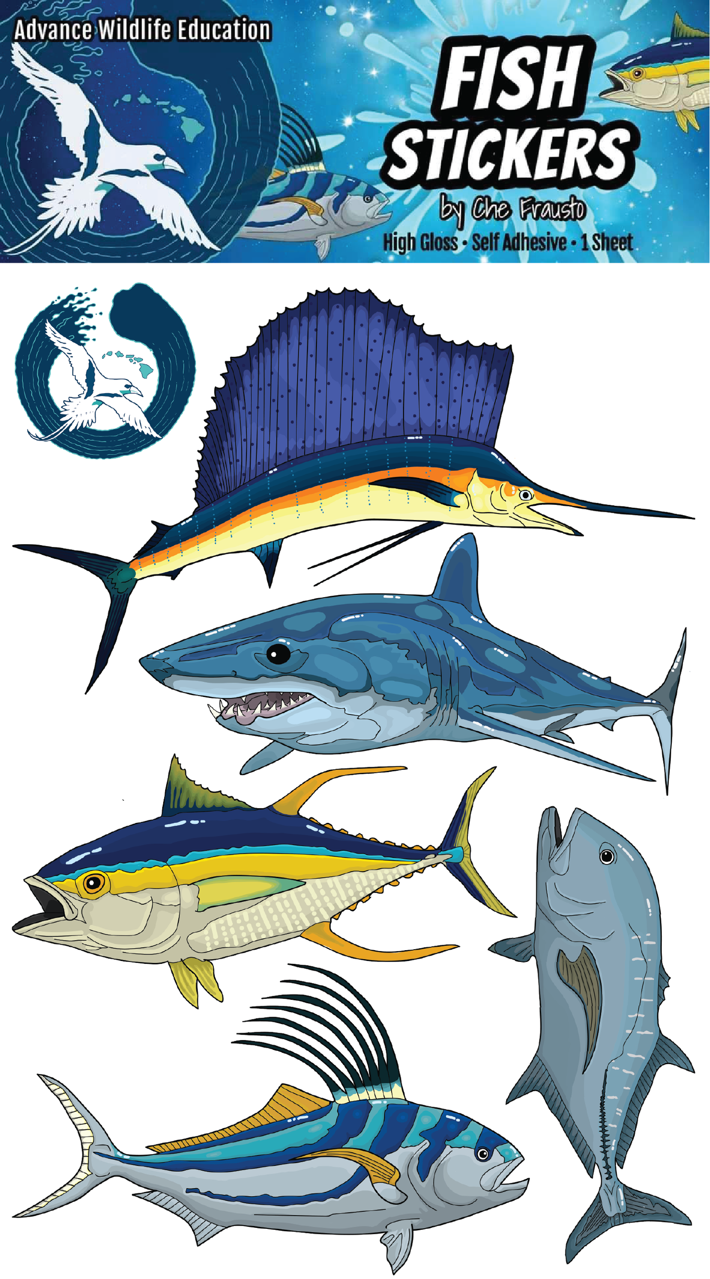 Fish Stickers – Advance Wildlife Education