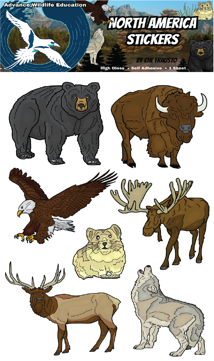 North America Stickers