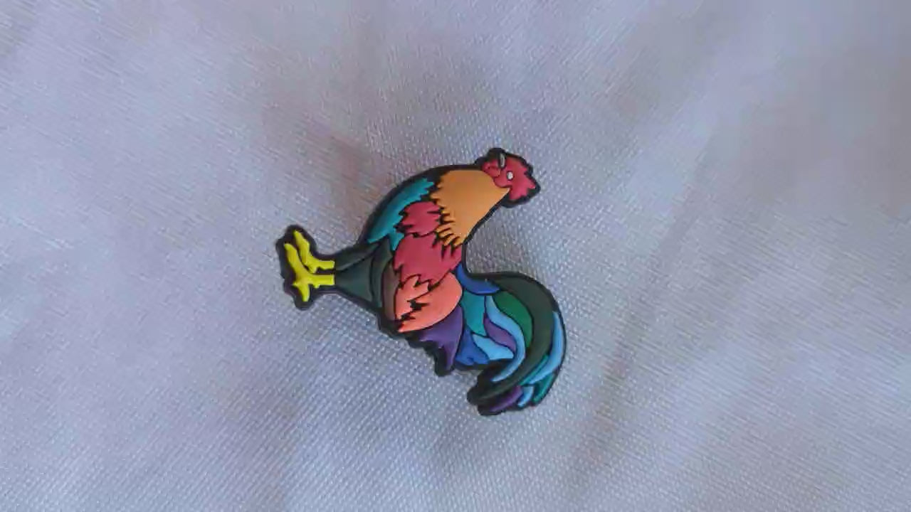 Shoe Charm Rooster - Handcrafted Wildlife Design – Advance