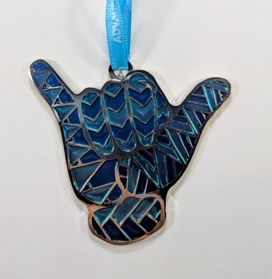 Shaka Glass Enamel Ornament