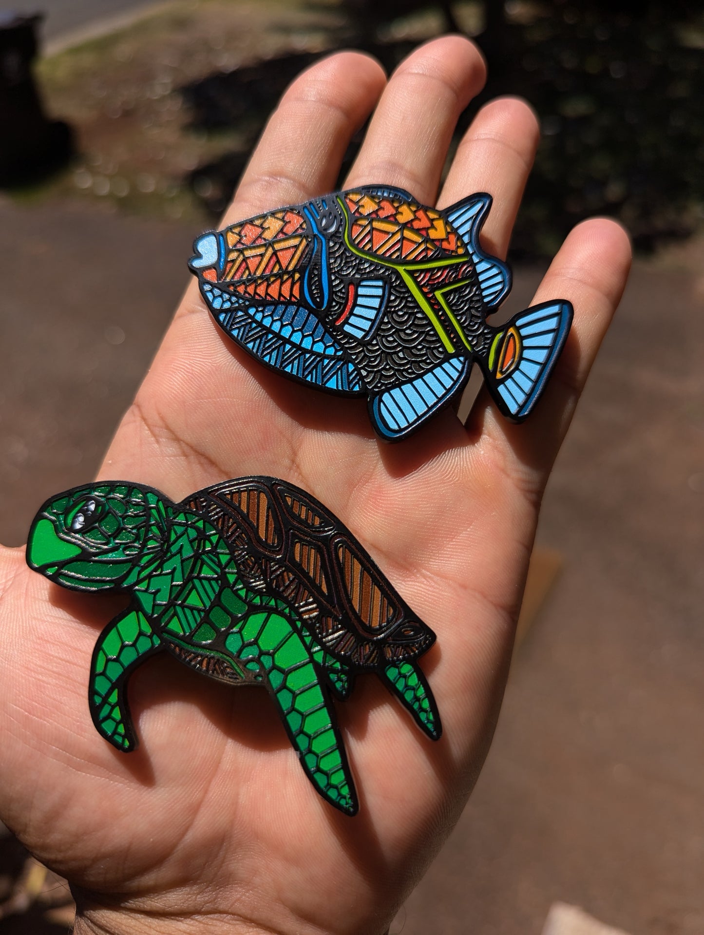 Enamel Magnet Honu