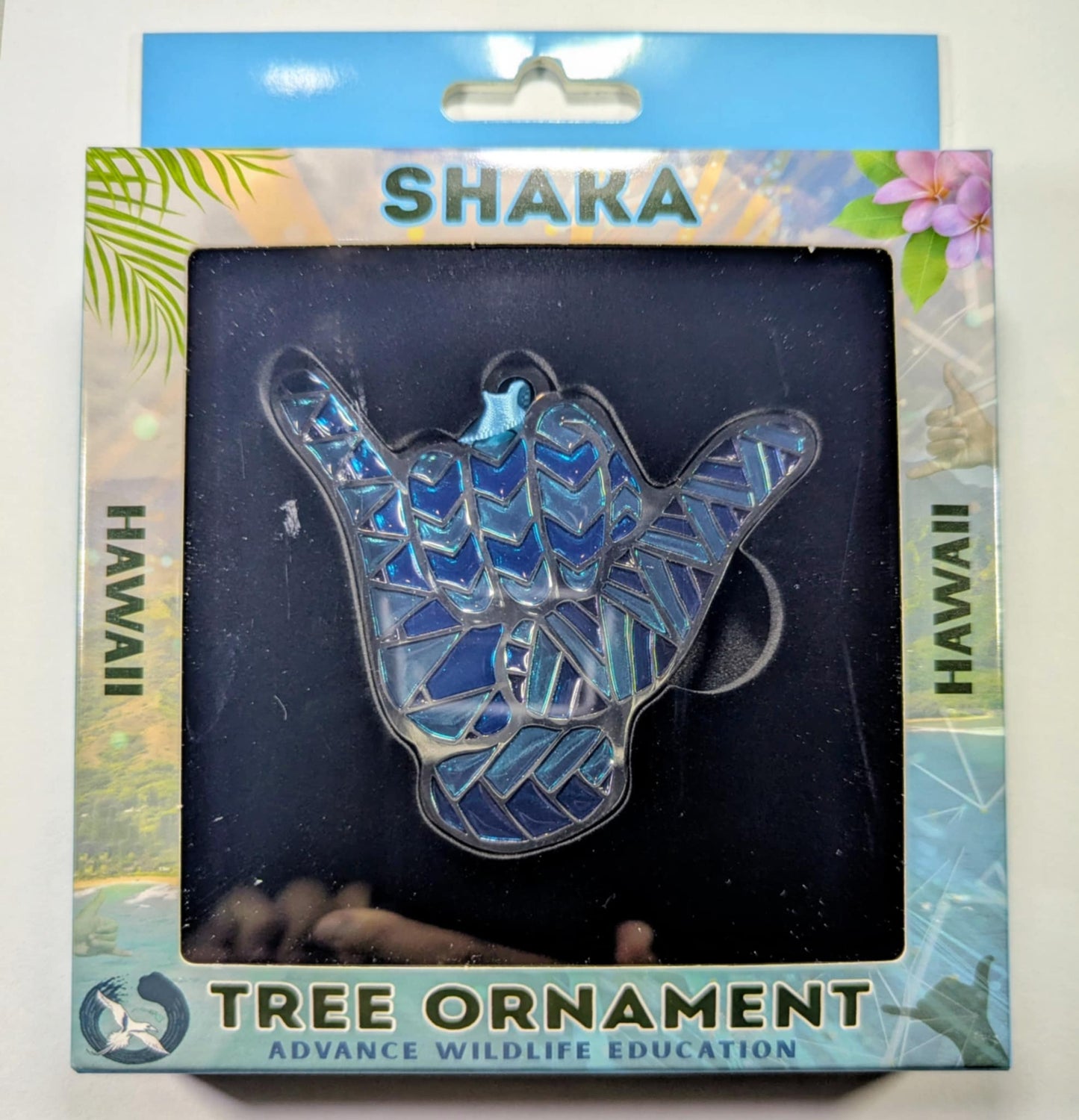 Shaka Glass Enamel Ornament