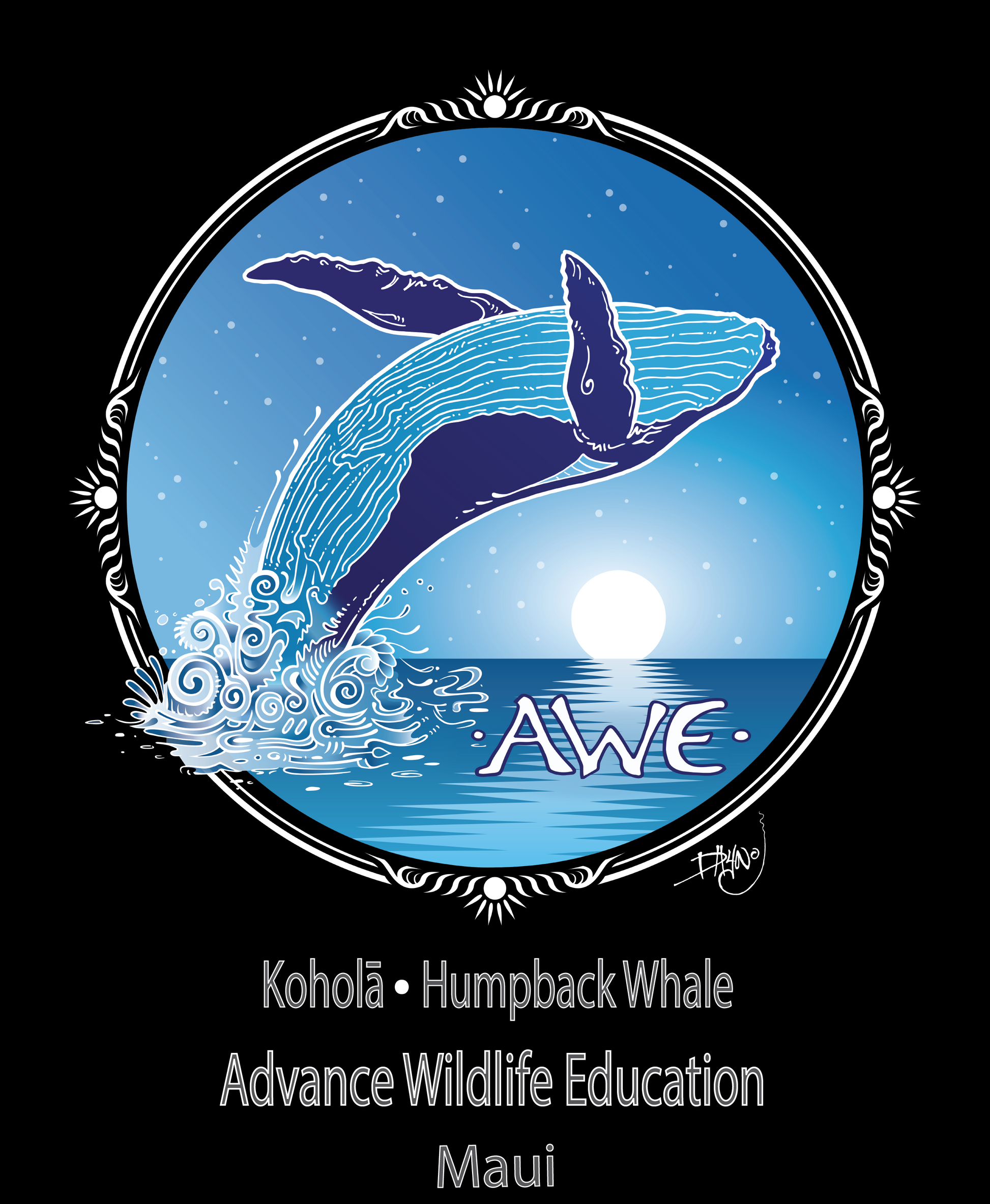 Back Design - Humpback Whale